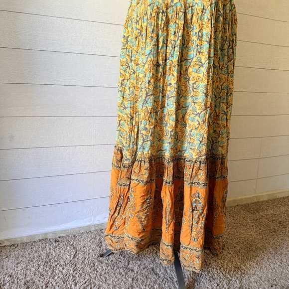 Spell and the Gypsy Collective Gold Delirium Dress Medium - Picture 6 of 9